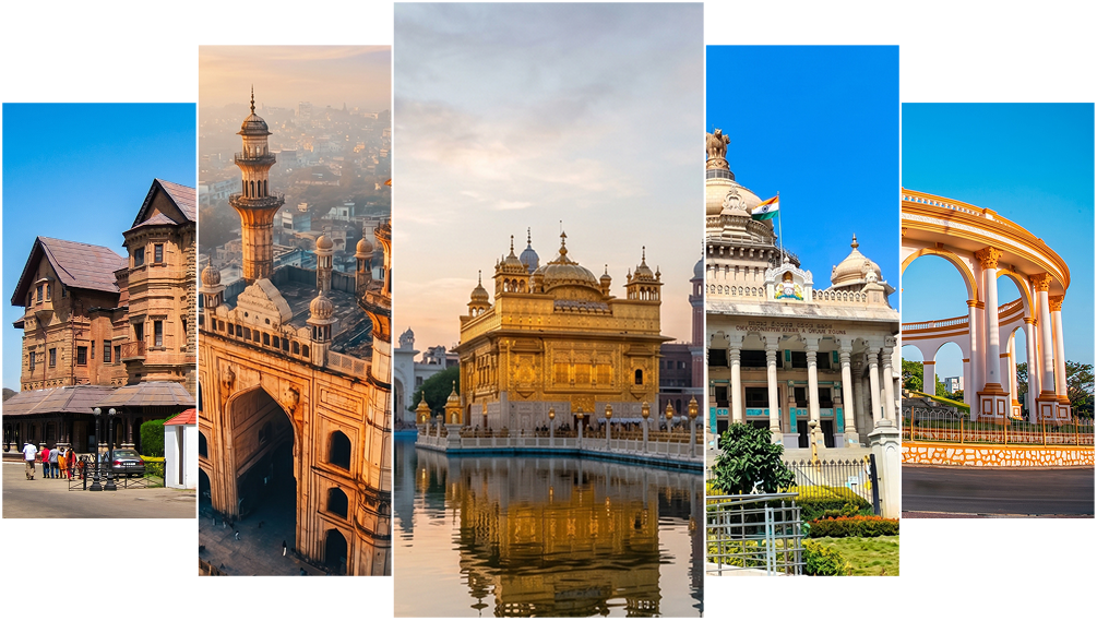 हम जिन शहरों से जुड़े हैं